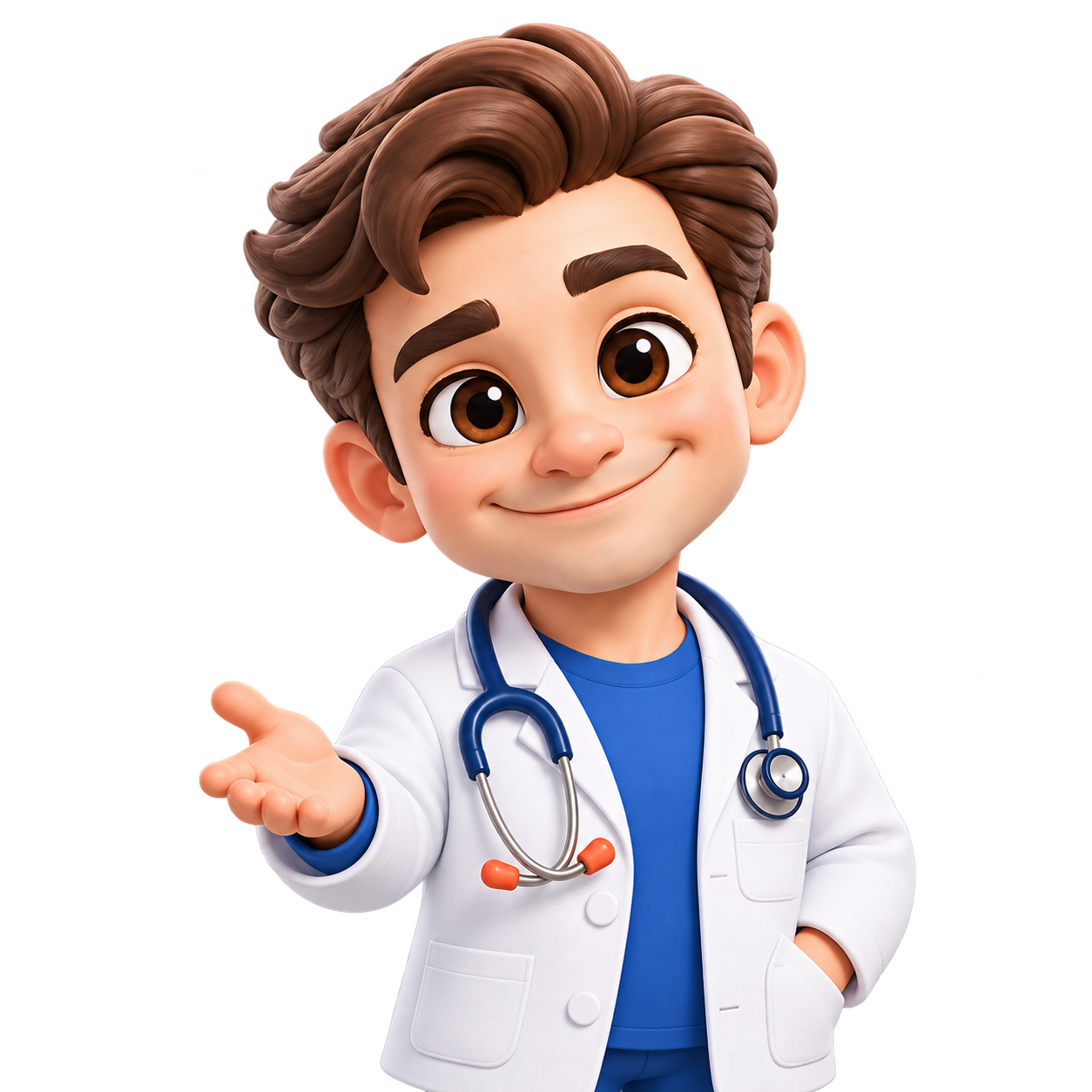 Avatar ilustrado do auxiliar virtual